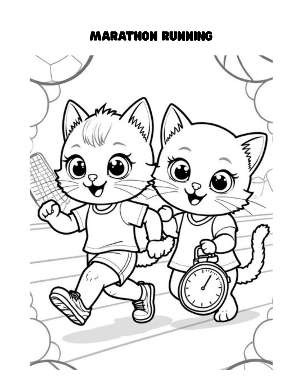 MyMeowMeows- Sporty Kittens 45 pages