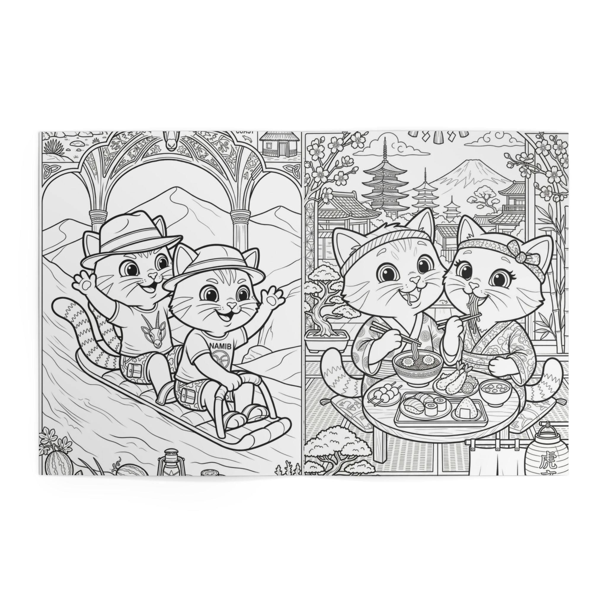 My MeowMeows Travelling Kittens Coloring Book