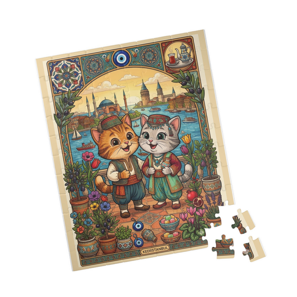 Scottish Kittens Travel Puzzle — Cute Cats in Kilts 252-Piece Jigsaw