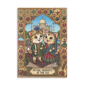 Travelling Kittens Hardcover Notebook — 'MyMeowMeows Travelling Kittens' Puffy-Cover Journal
