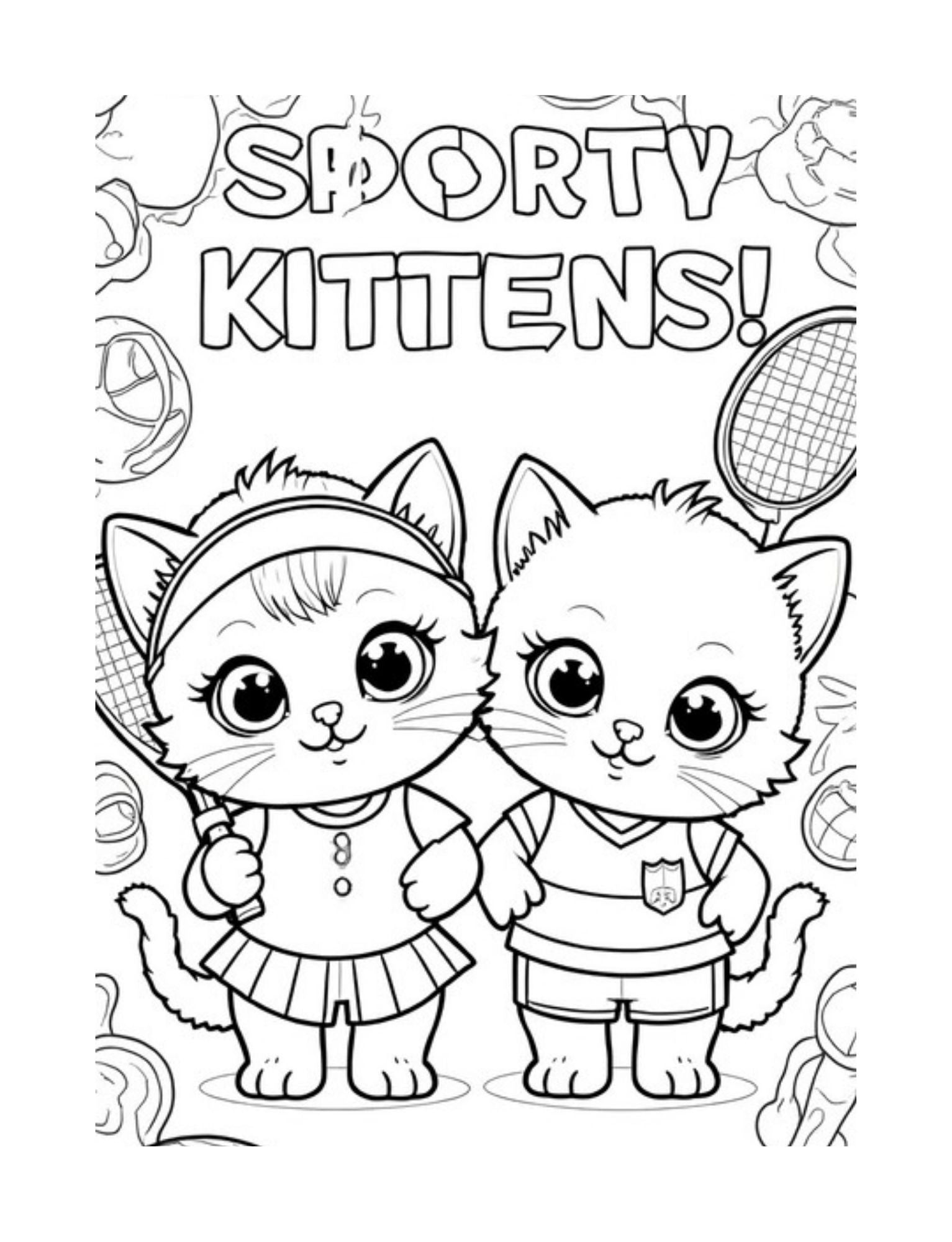 MyMeowMeows- Sporty Kittens 45 pages