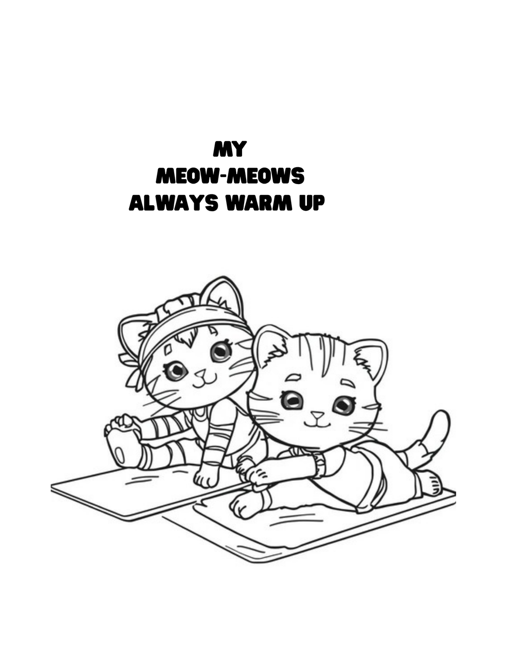 MyMeowMeows- Sporty Kittens 45 pages
