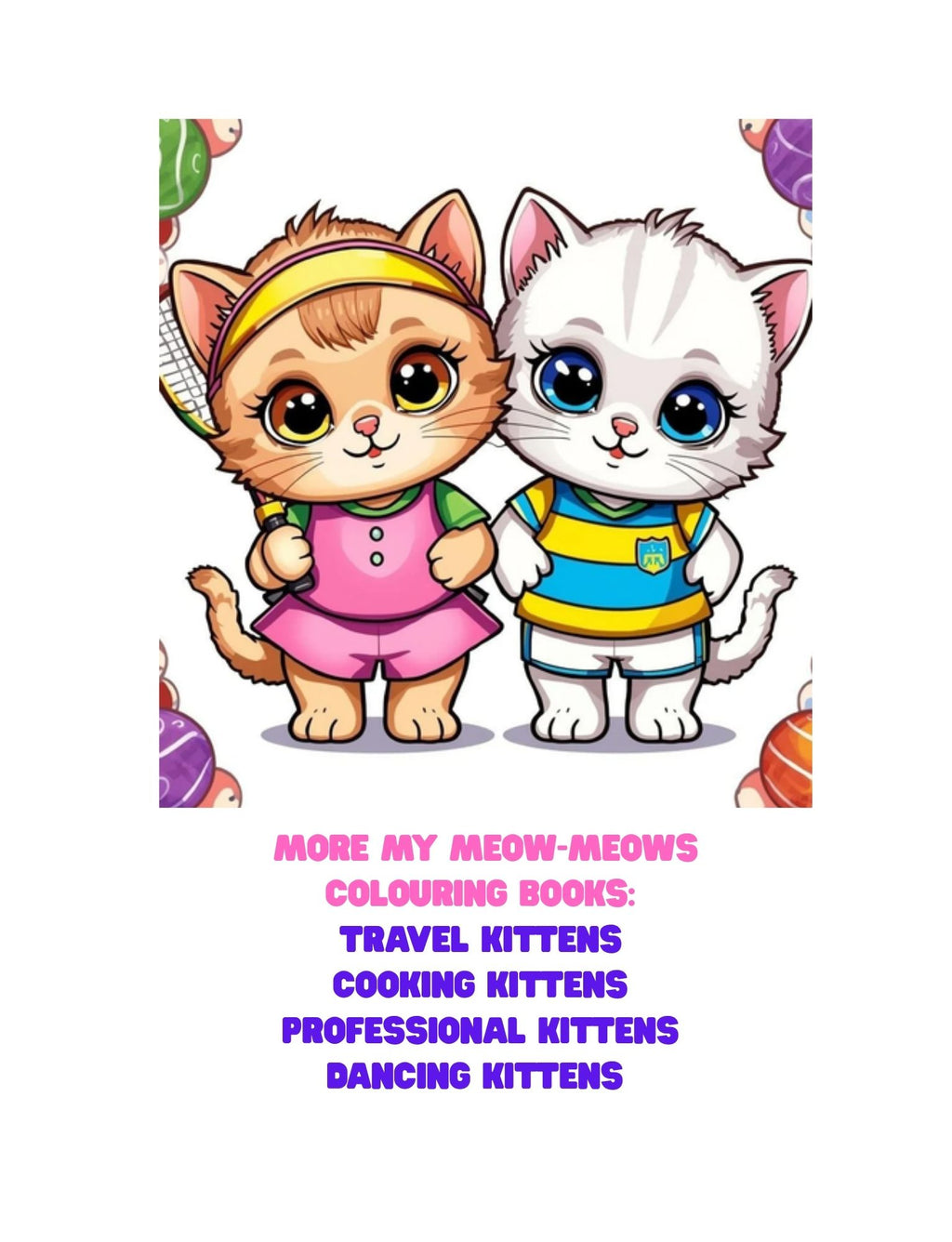 MyMeowMeows- Sporty Kittens 45 pages