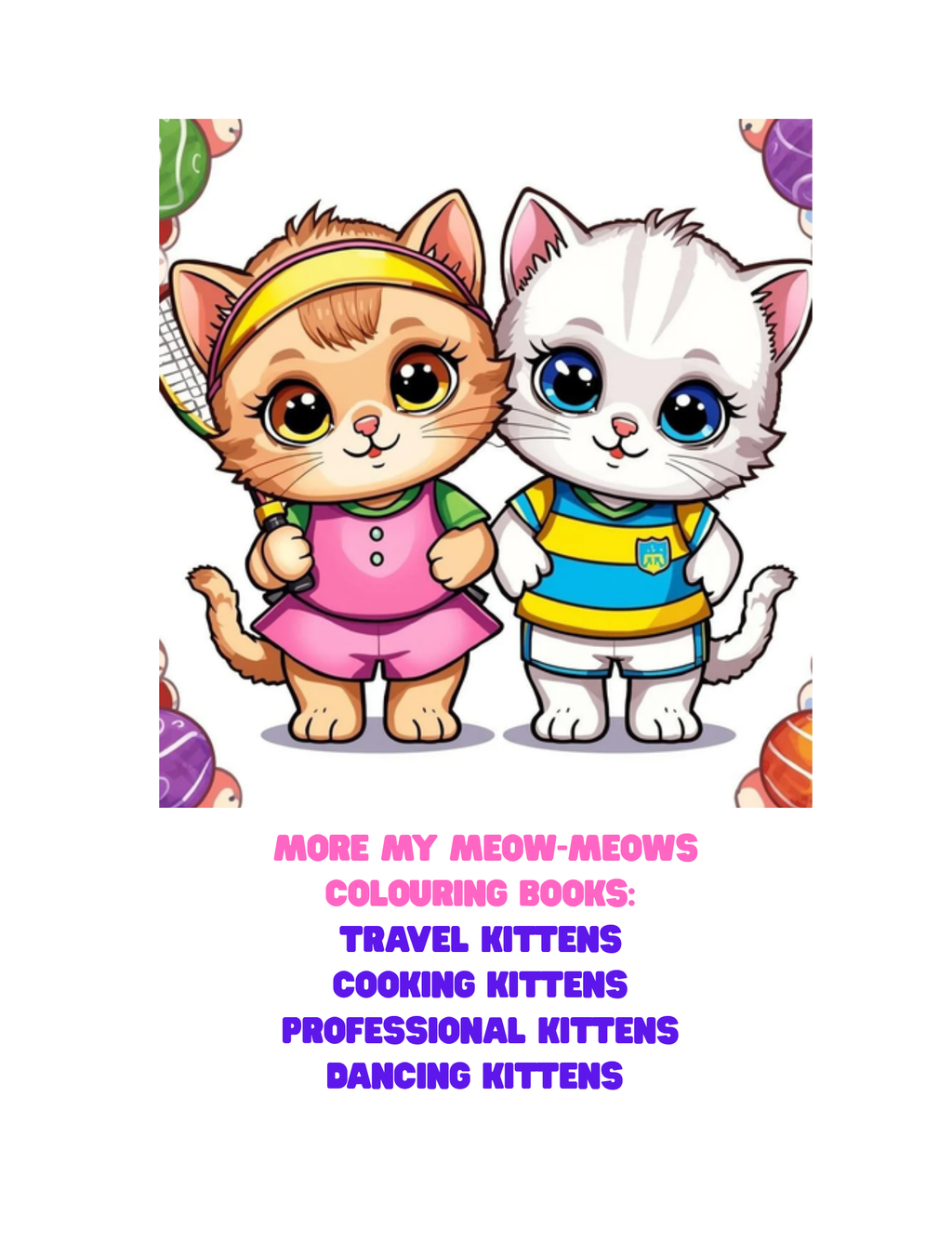 MyMeowMeows- Sporty Kittens 45 pages