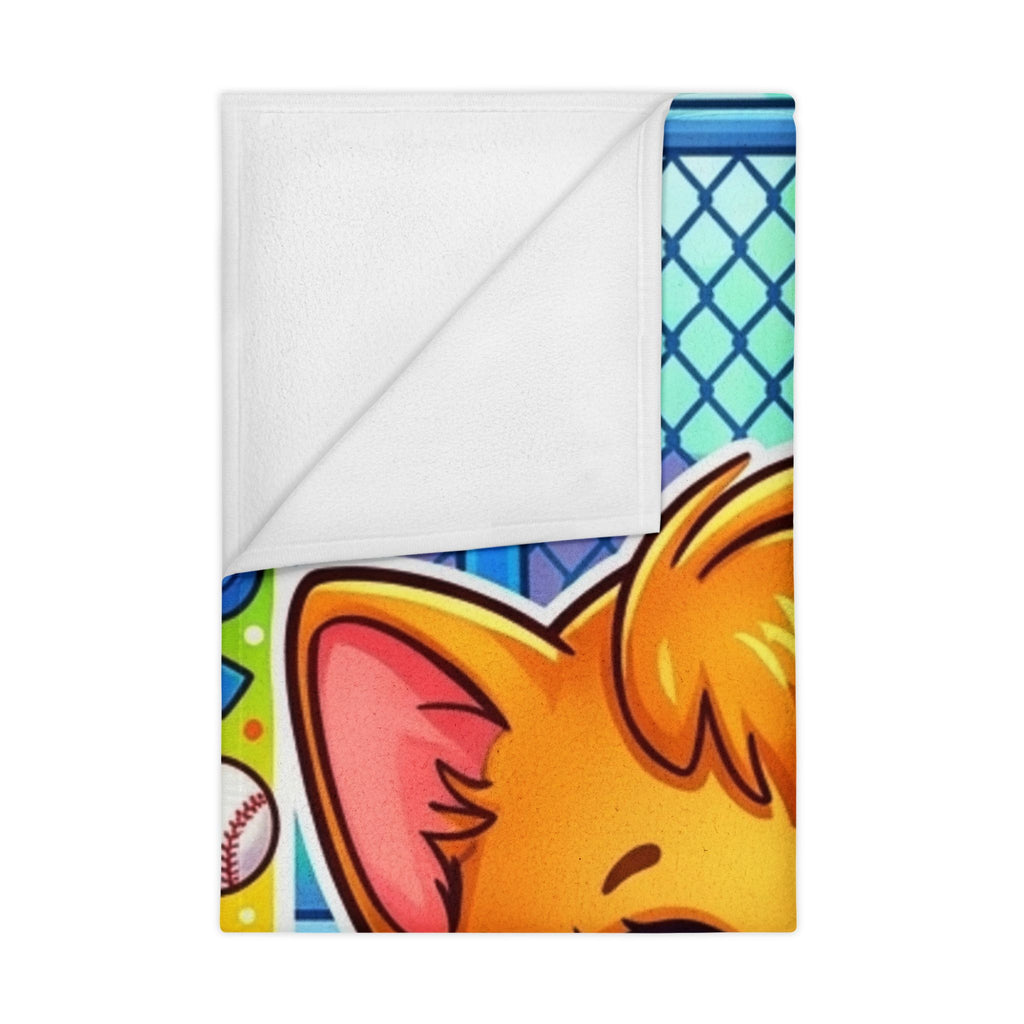 Cute Kittens Sports Toddler Blanket — Cozy Playtime & Nap Throw for Kids
