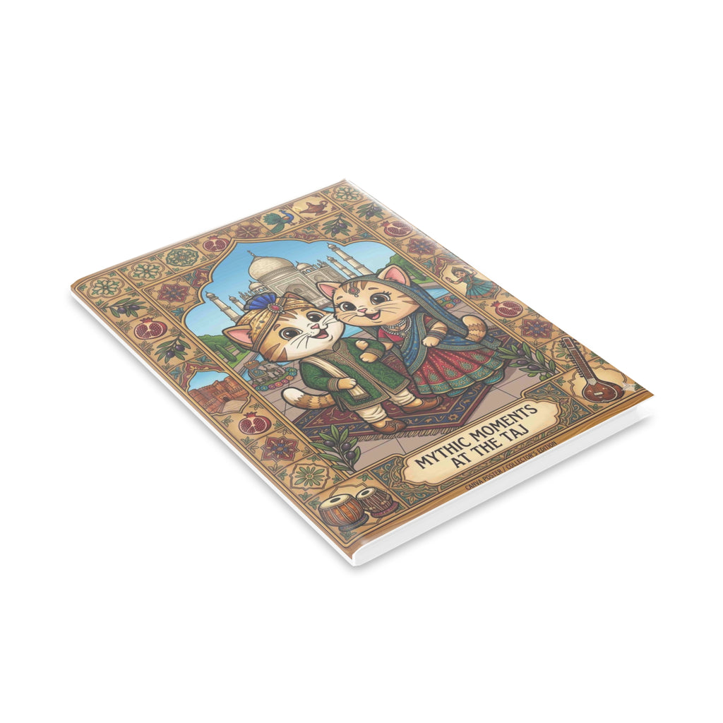 Travelling Kittens Hardcover Notebook — 'MyMeowMeows Travelling Kittens' Puffy-Cover Journal