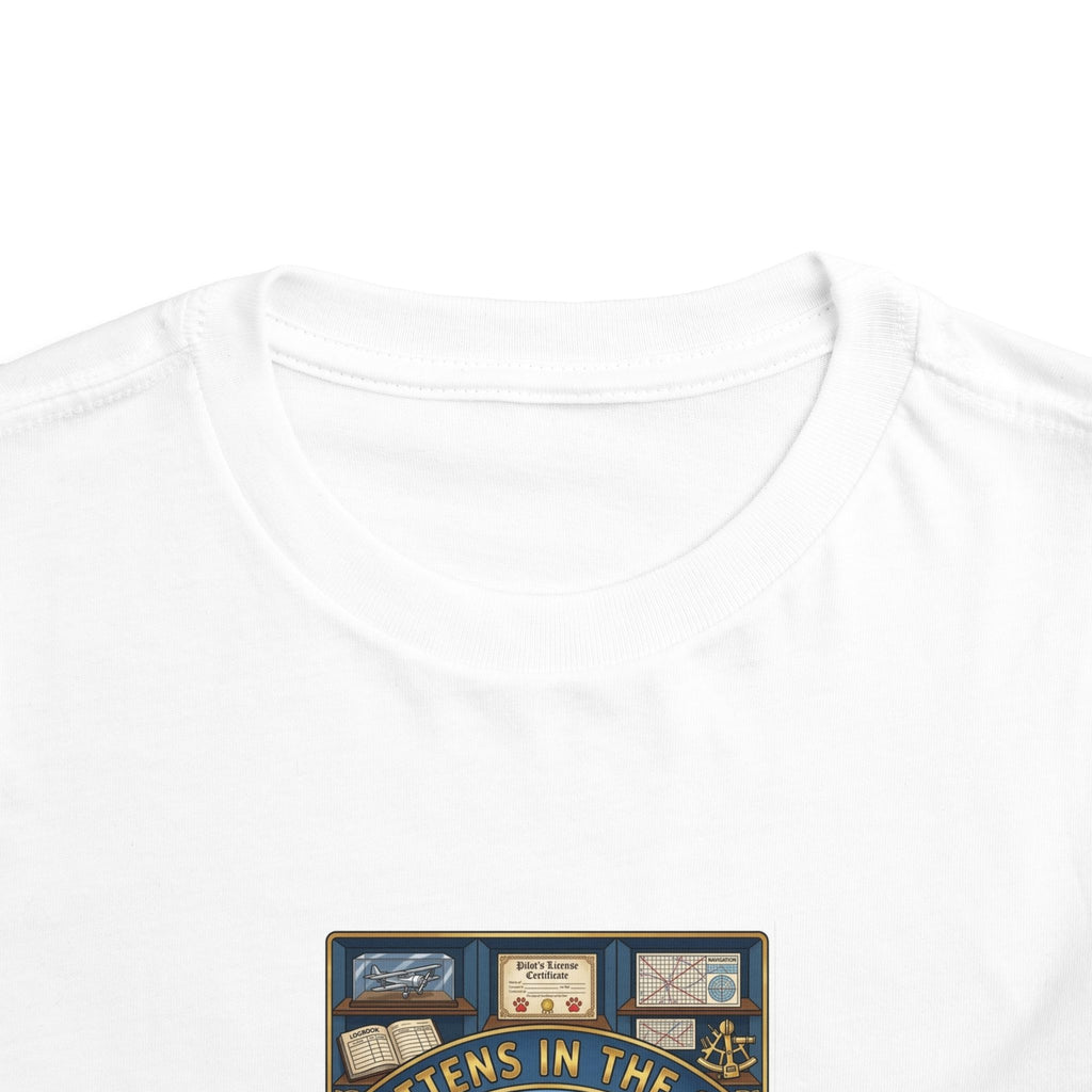 Toddler Tee — Cute Astronaut Cat & Bear Space Adventure Graphic