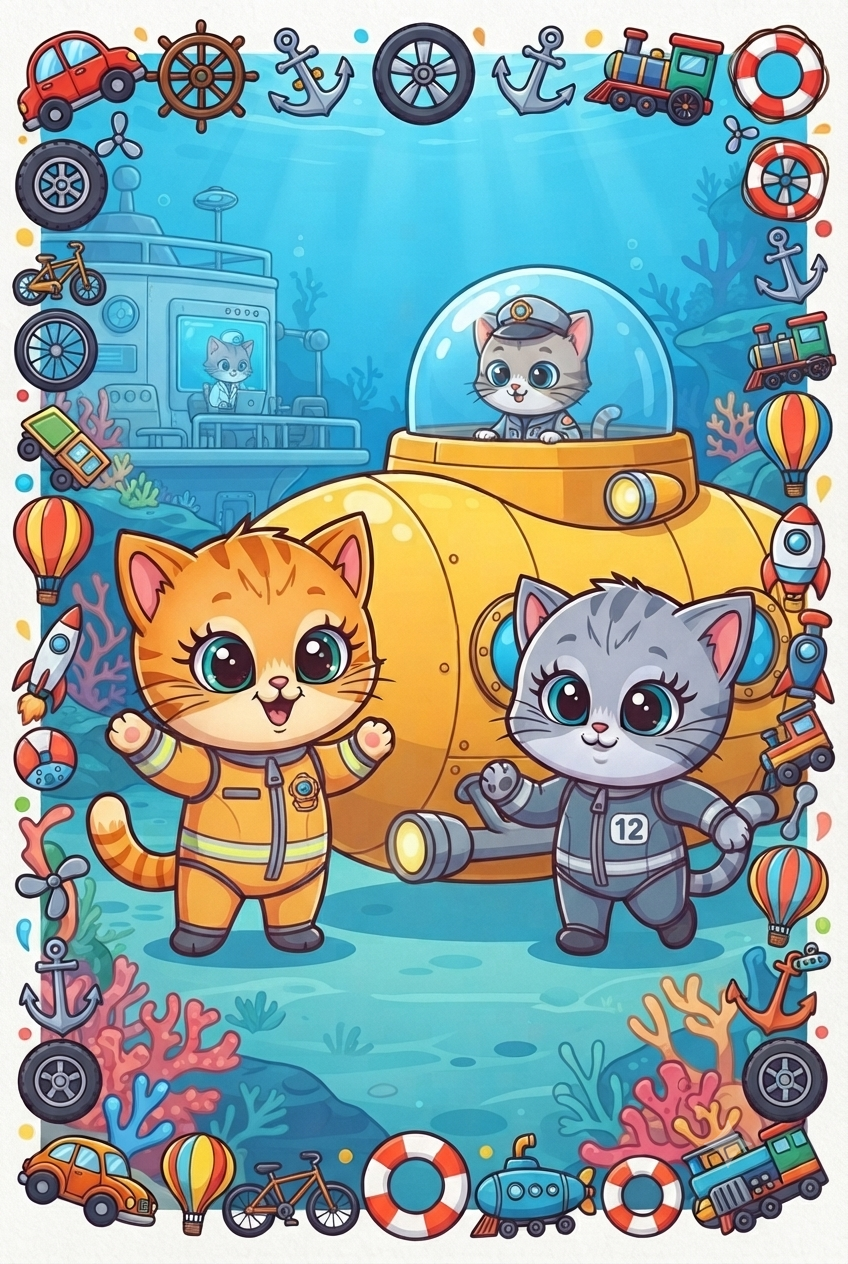 Kittens on the move